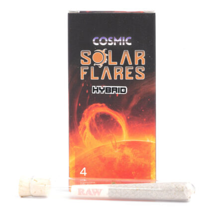 Cosmic Solar Flares Pre-Rolls
